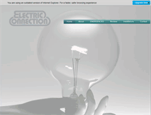 Tablet Screenshot of electricconnectioninc.com